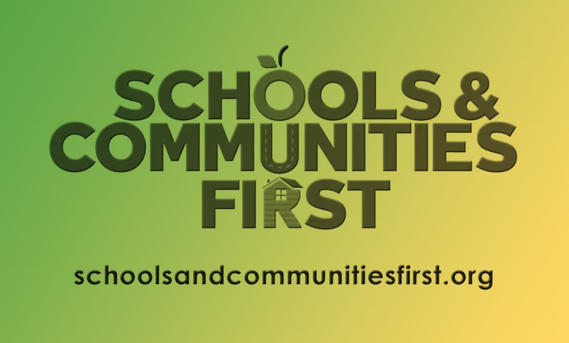 The California Schools and Local Communities Funding Act will restore over $12 billion per year to California’s schools, community colleges, health clinics, and other vital local services.