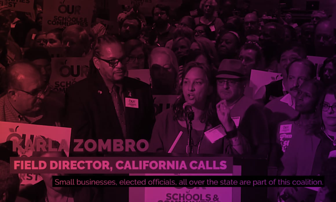 Speaking about Schools and Communities First