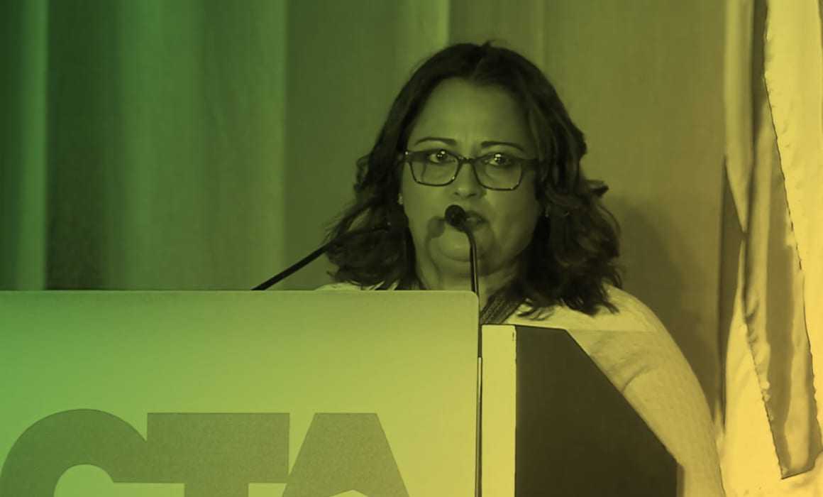 NEA District 10 Candidate Gretel Rodriguez speaking