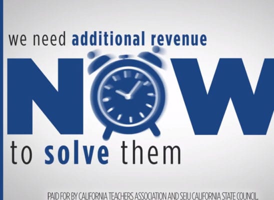 Budget problems are mounting & we need additional revenue now to solve them