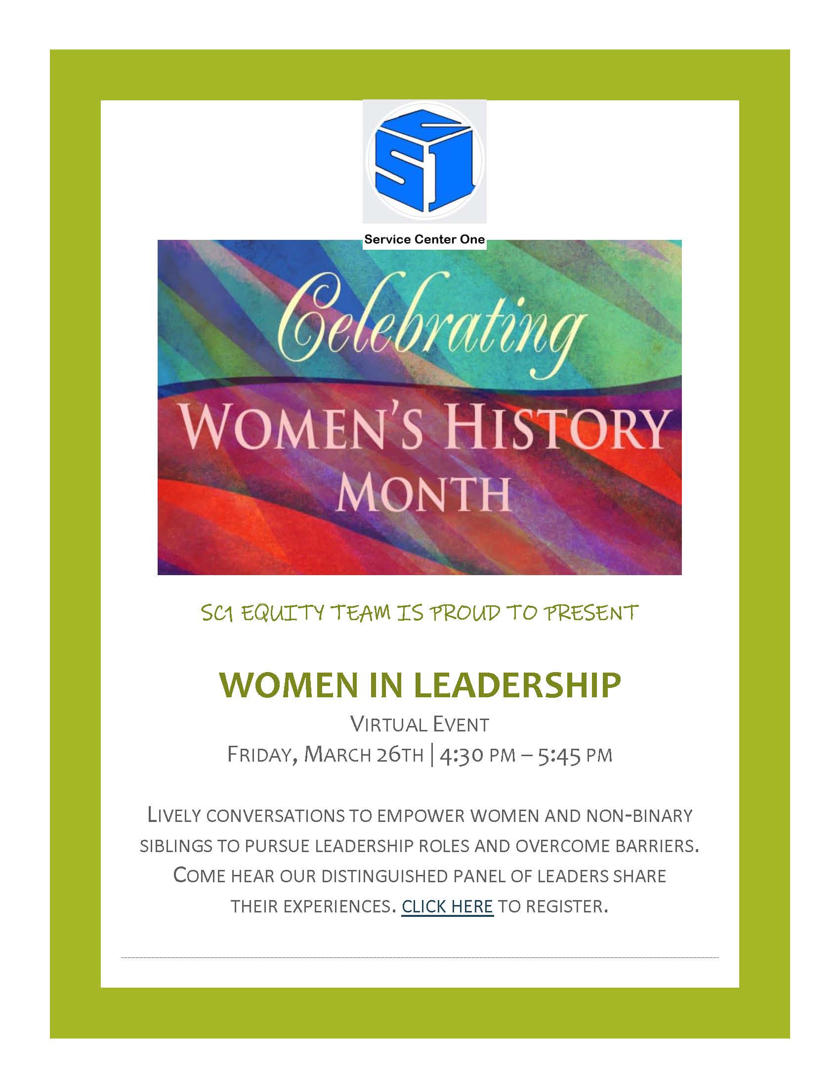 Celebrating Women's History Month