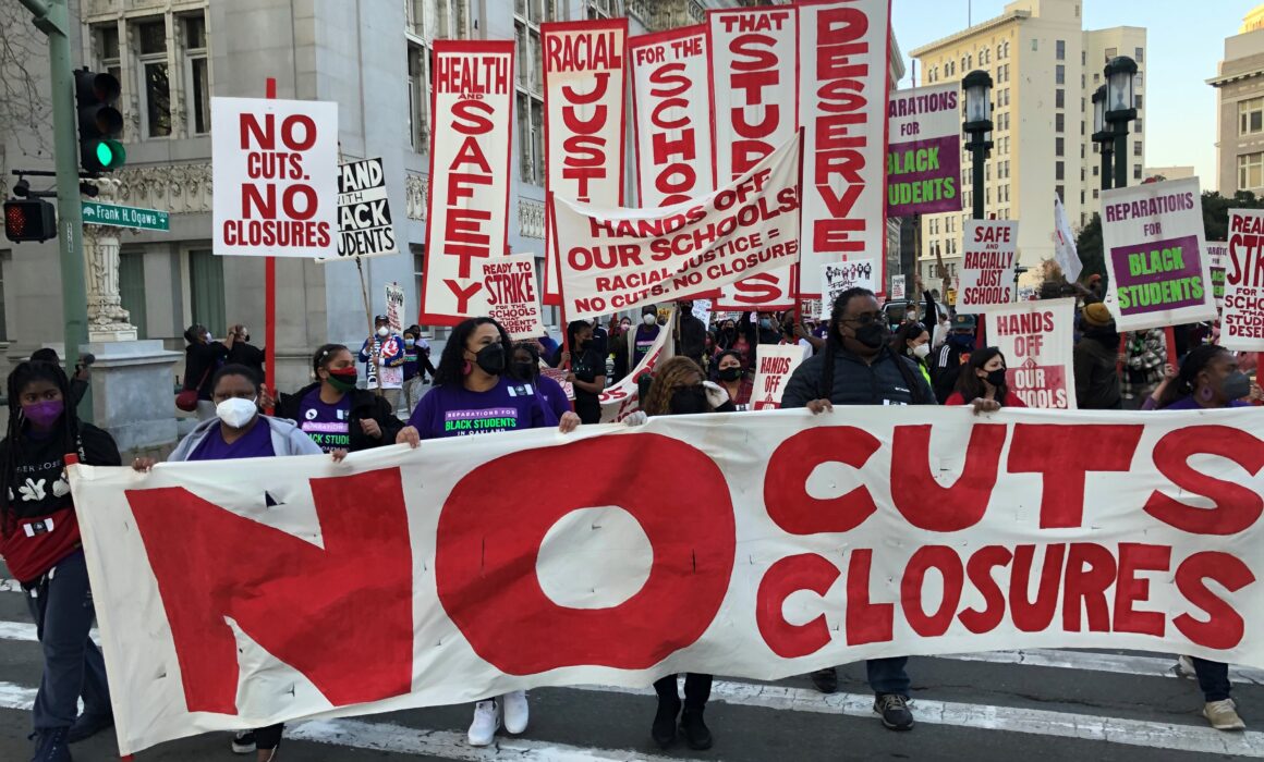 Protests in Oakland regarding school closures