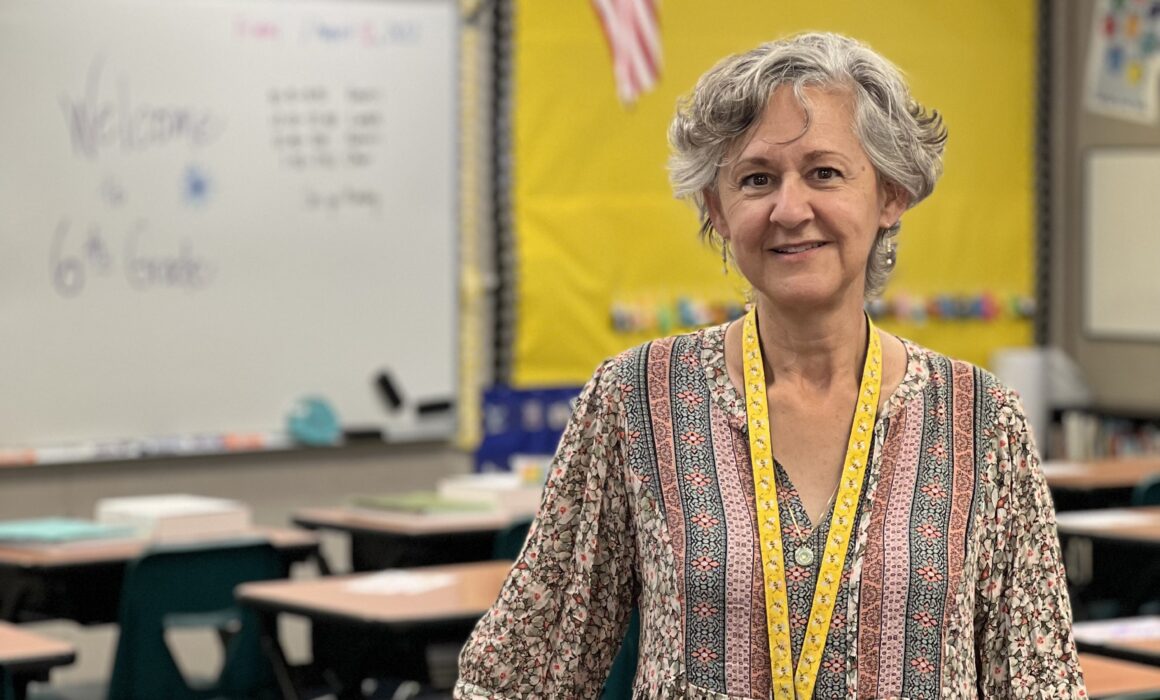 Midcareer teacher Linda Gonzales