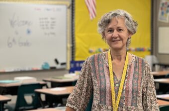 Midcareer teacher Linda Gonzales