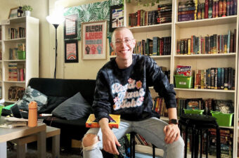 Educator Skye Tooley in their classroom