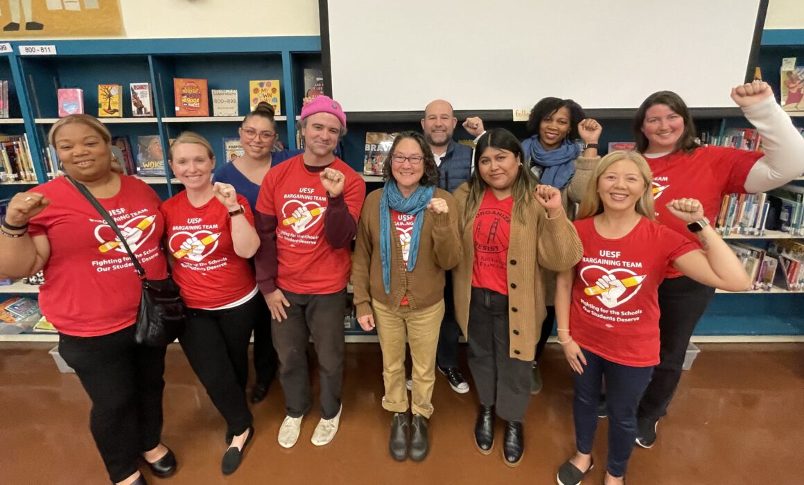 UESF Bargaining Team Coordinating Committee members