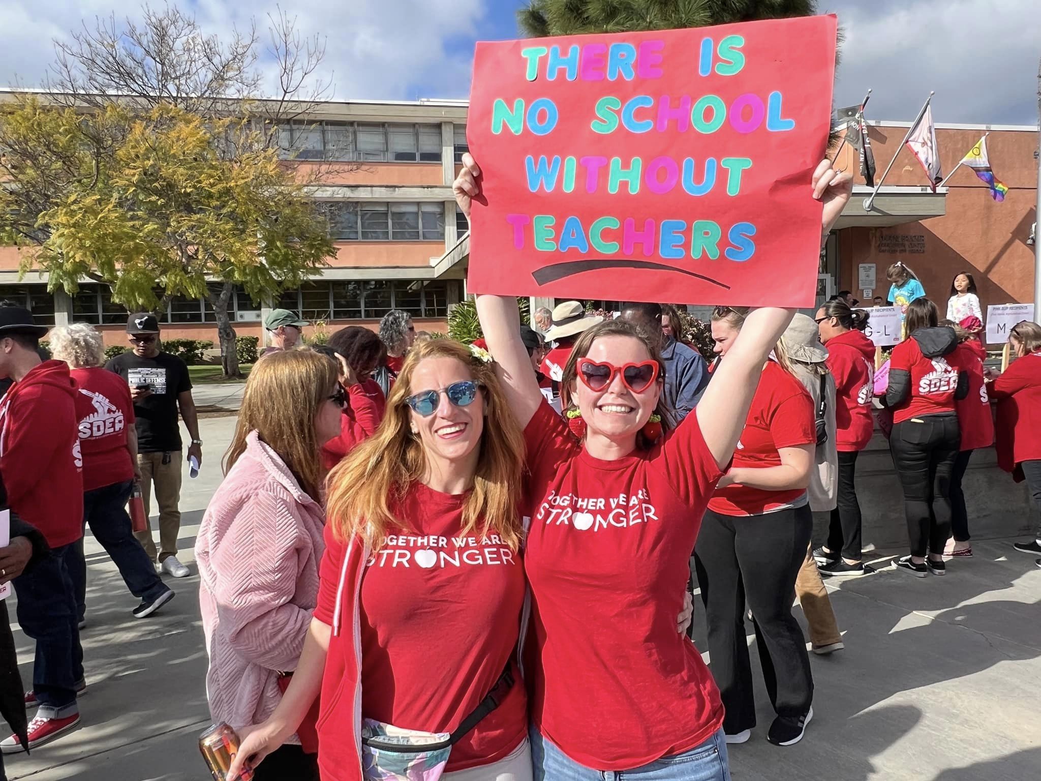 SDEA organized and mobilized to beat back threatened layoffs.