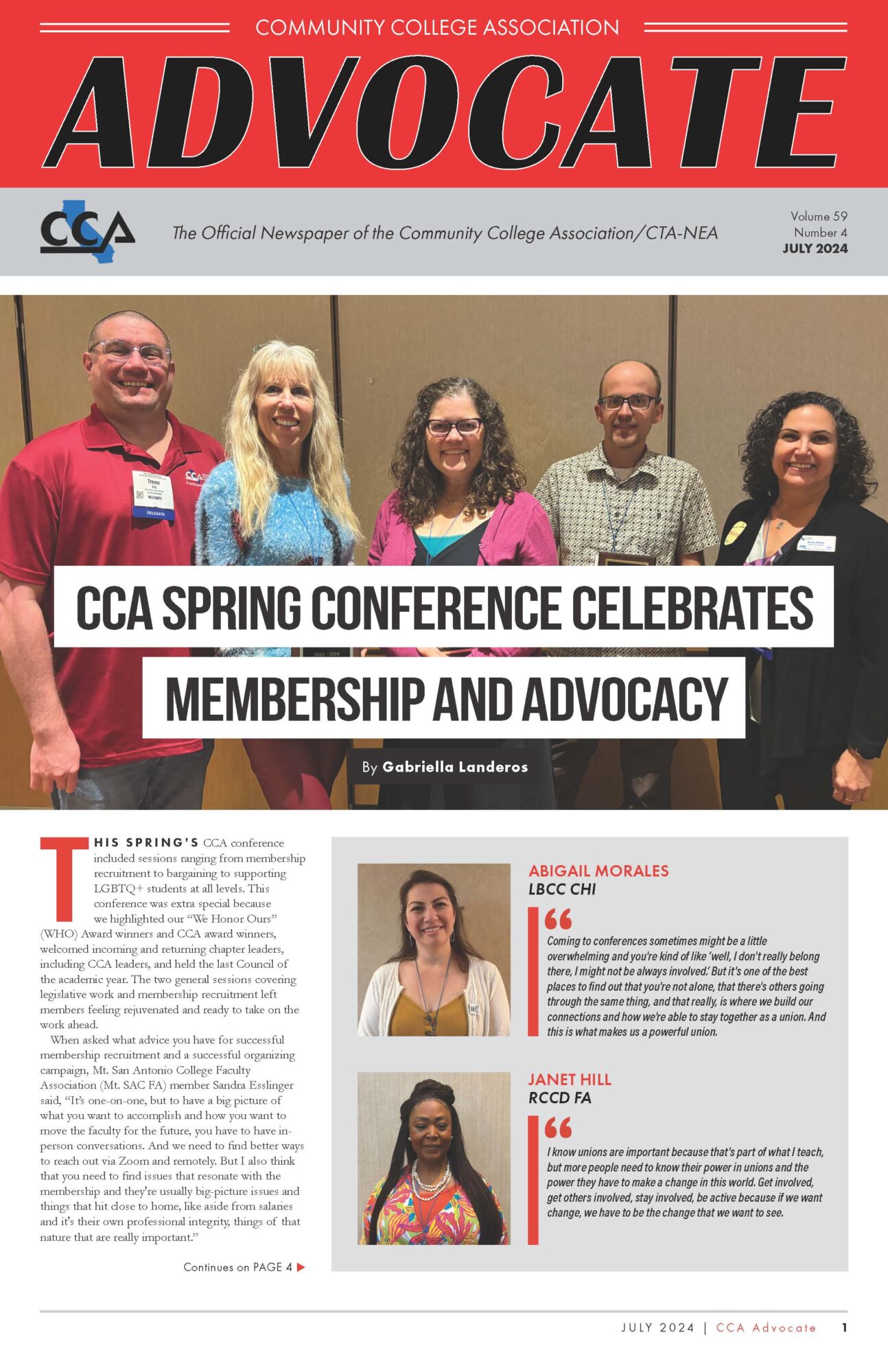 CCA Advocate Archives - California Teachers Association