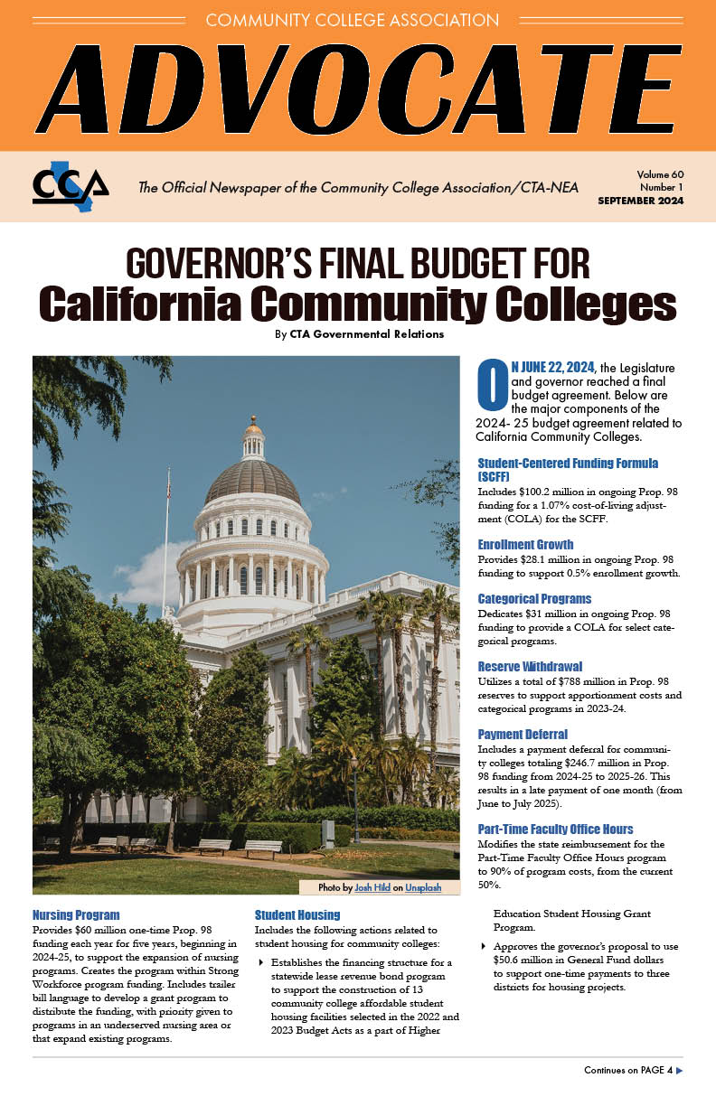 CCA Advocate Archives - California Teachers Association