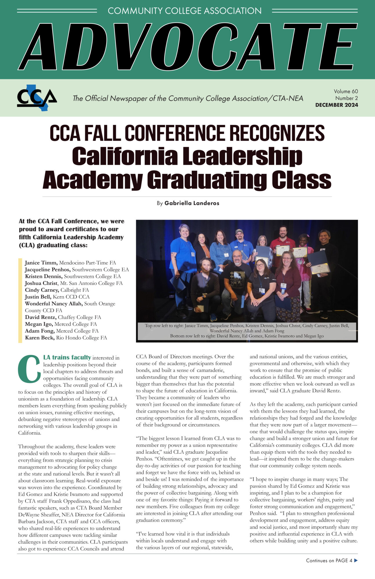 CCA Advocate Archives - California Teachers Association