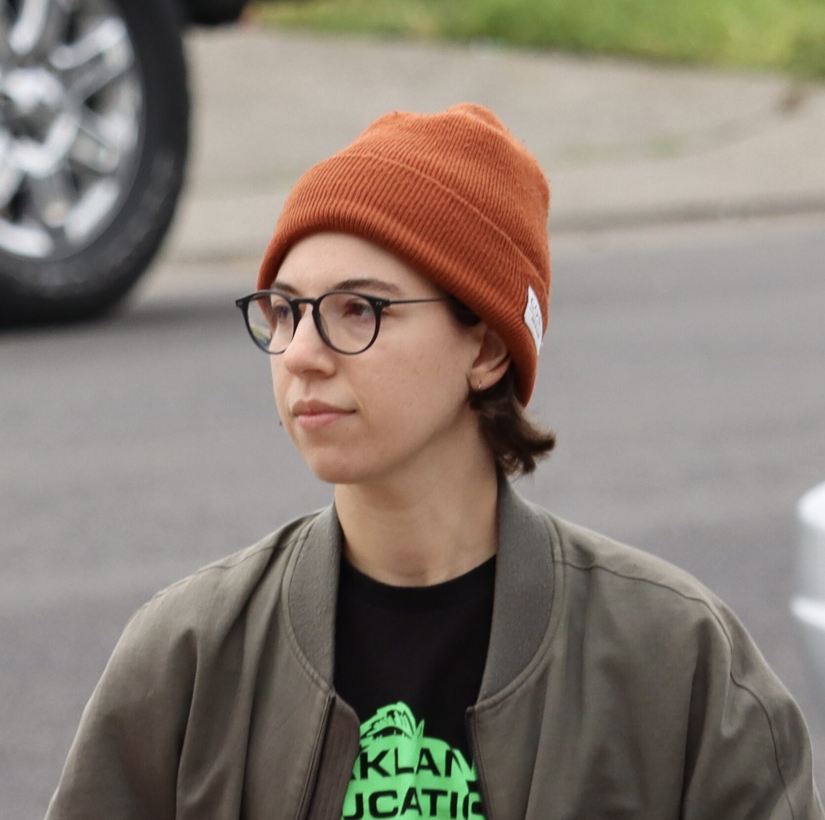 Oakland Education Association member Ella Every-Wortman