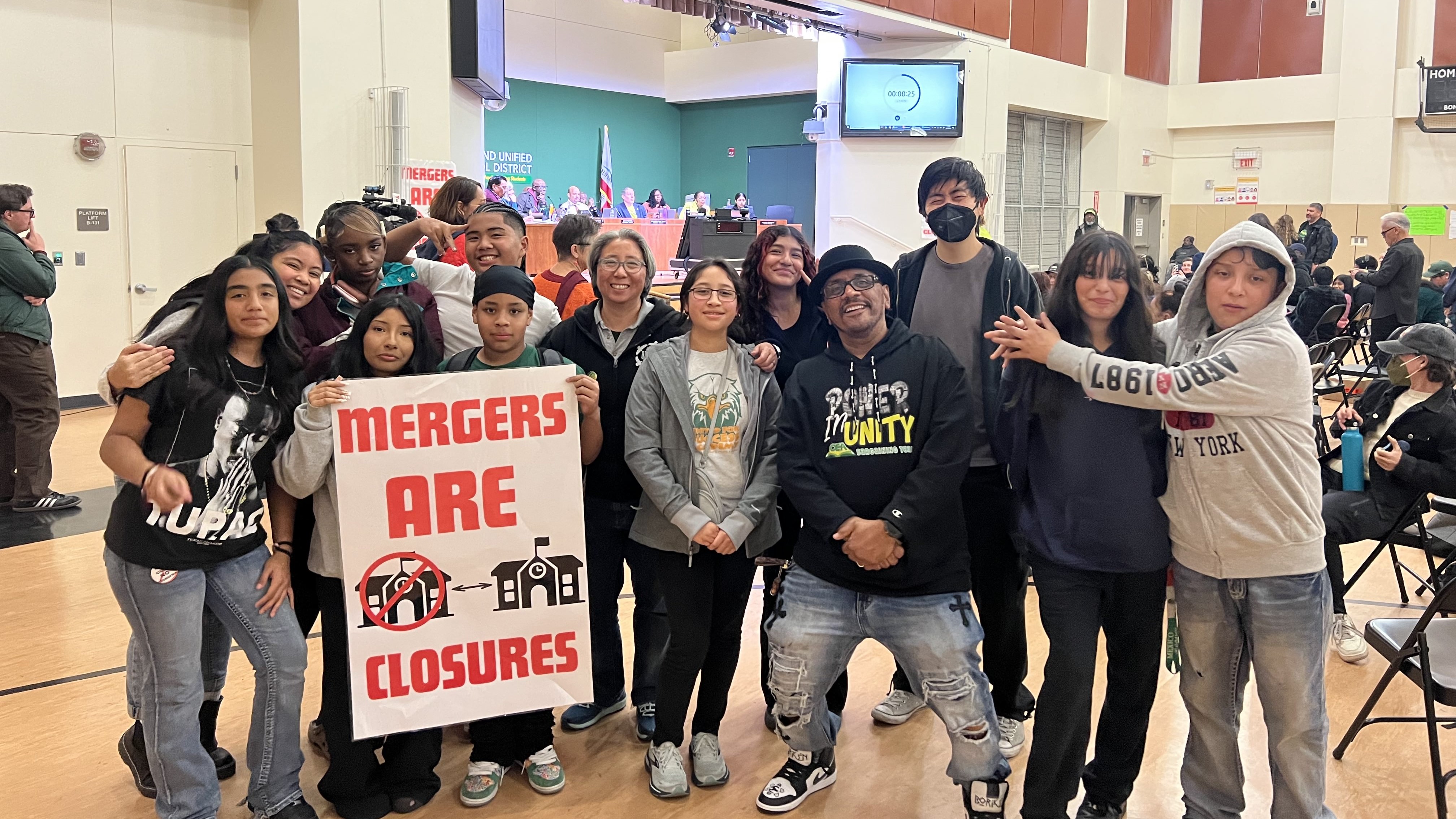 Union educators and the Oakland community organized and defeated a school closure proposal in December