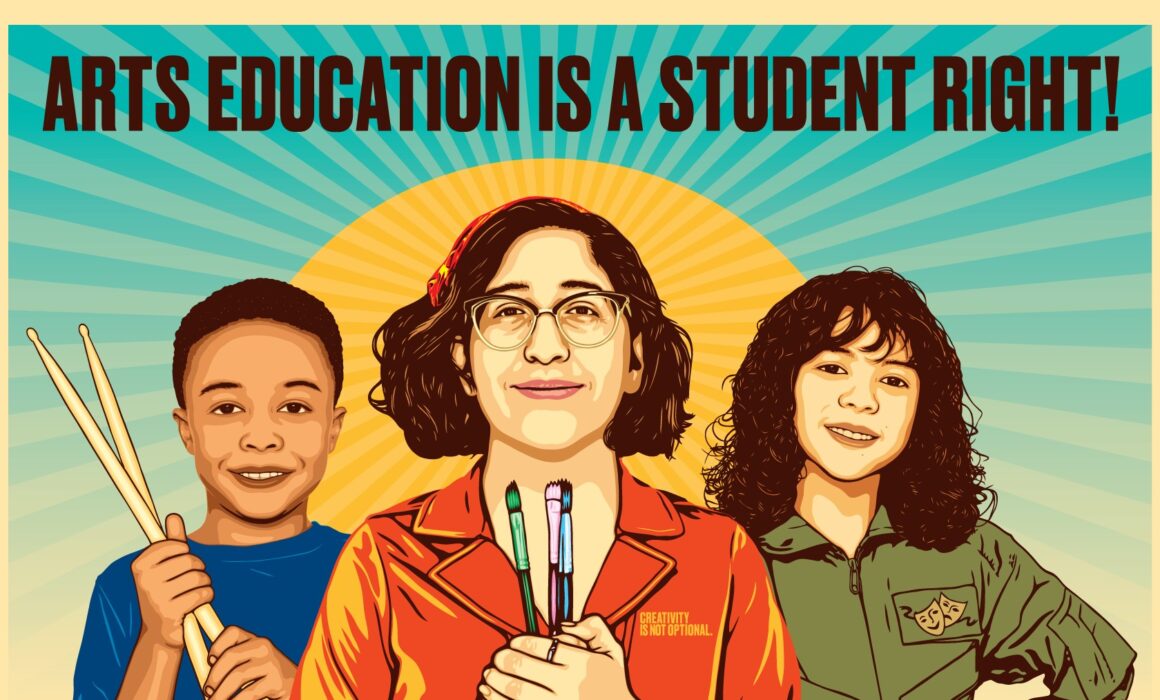 Create CA arts education graphic