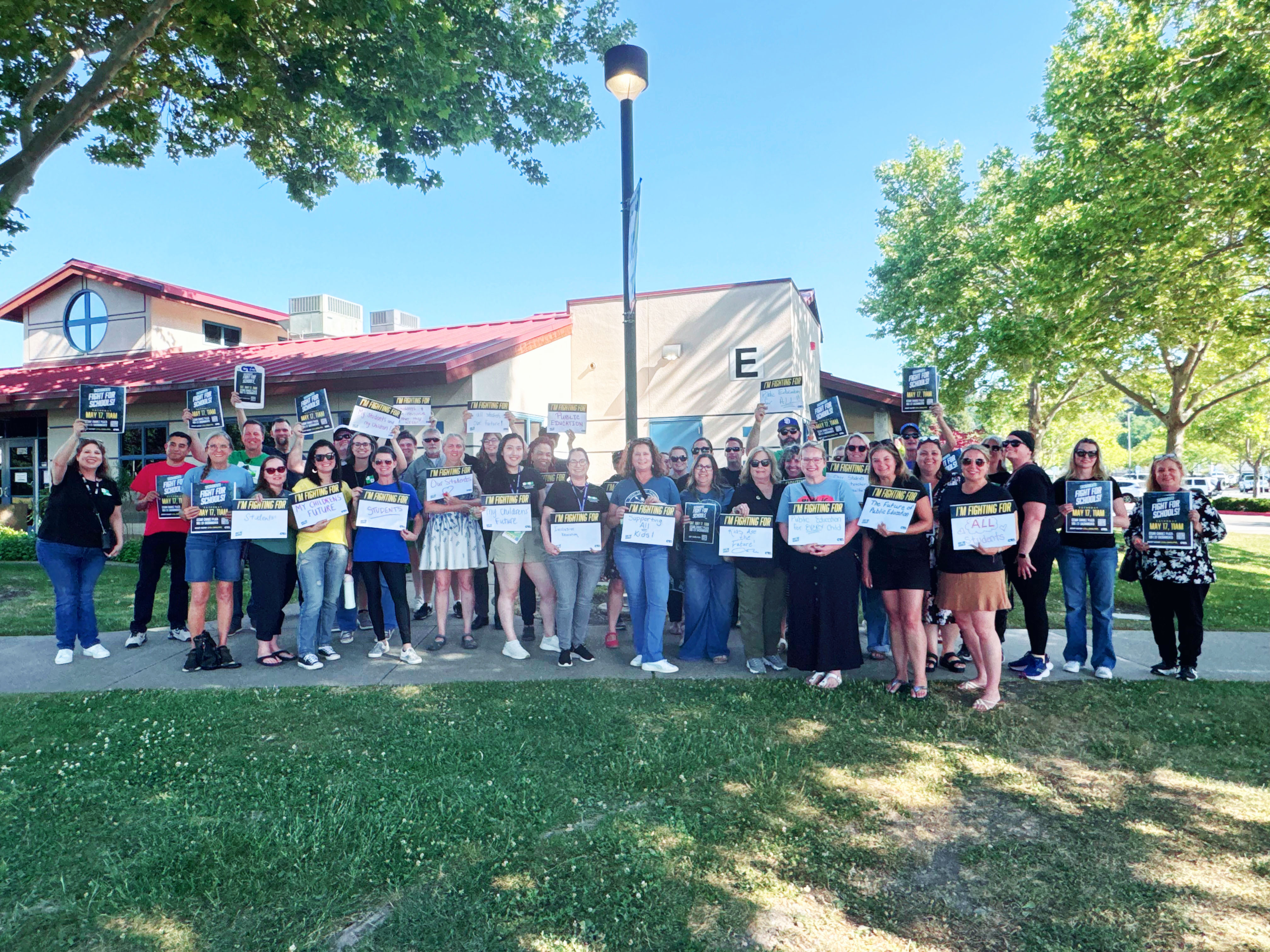 After meeting with Rep. Kevin Kiley's staff, educators from all over Kiley's congressional district gathered with parents and community members for an update.