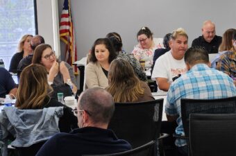 Teams of CTA local leaders, district administrators, parents and community partners discuss foundational components of community schools, such as shared decision-WHY WE CAN’T WAIT making and ensuring all stakeholders have an equal voice.