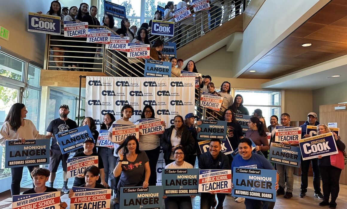 On Nov. 3, Natomas Teachers Assn. members knocked on over 1,000 doors in support of NTA-endorsed candidates.