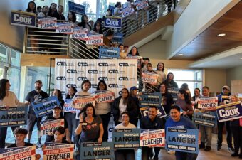 On Nov. 3, Natomas Teachers Assn. members knocked on over 1,000 doors in support of NTA-endorsed candidates.