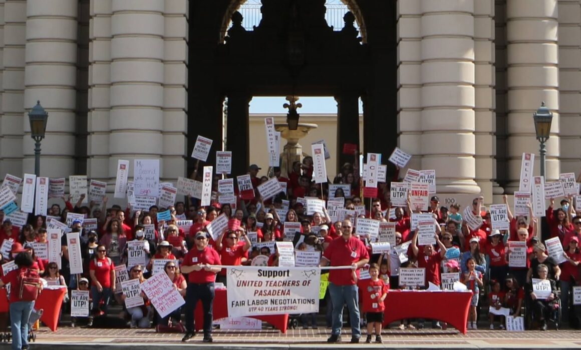 United Teachers of Pasadena members are leaning into each other and building solidarity as they fight impacts from wildifres and funding shortfalls.