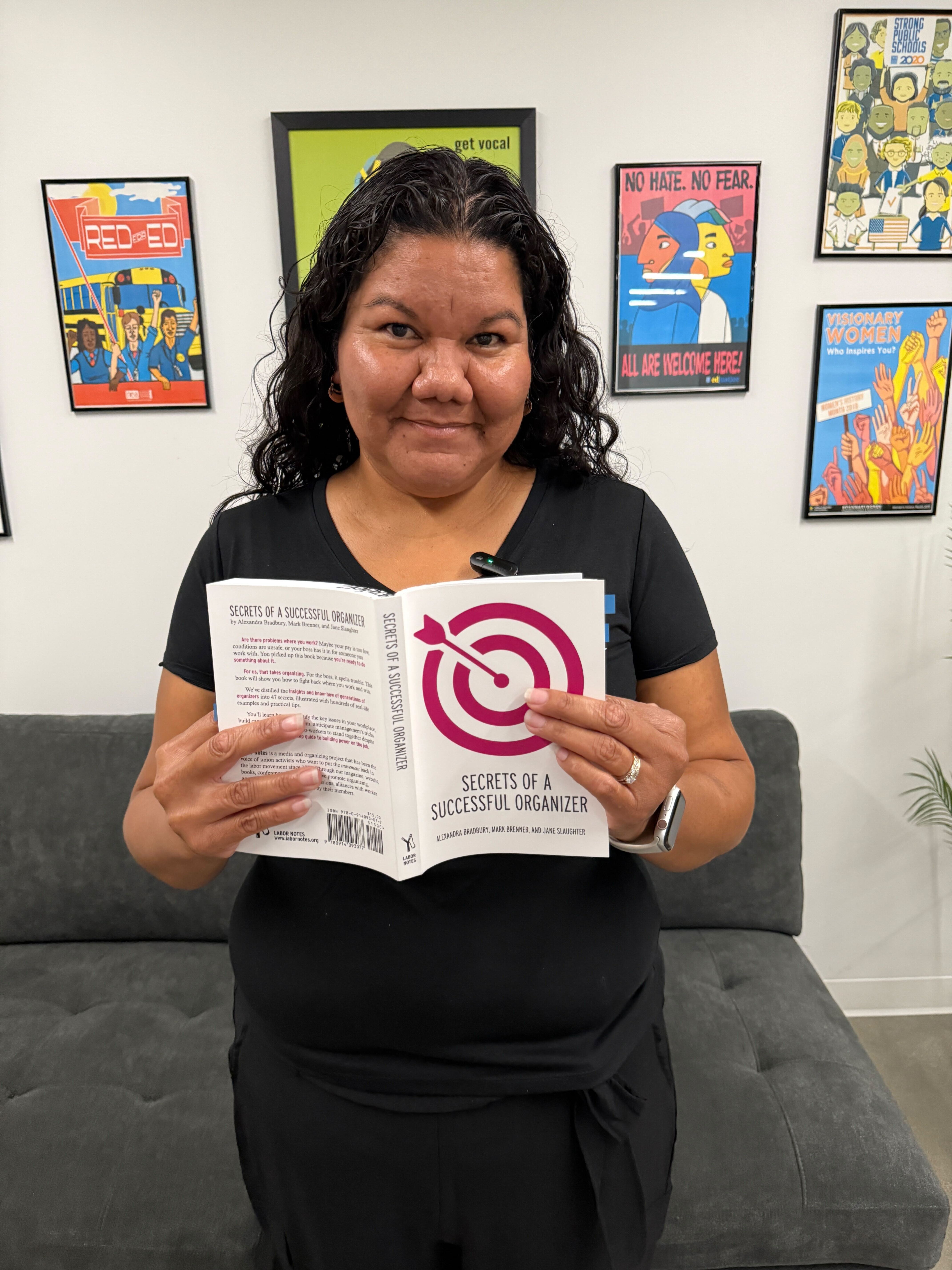 EEEA treasurer Rocio Hernandez.