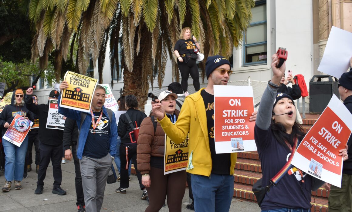 UESF Strike Photo Rally