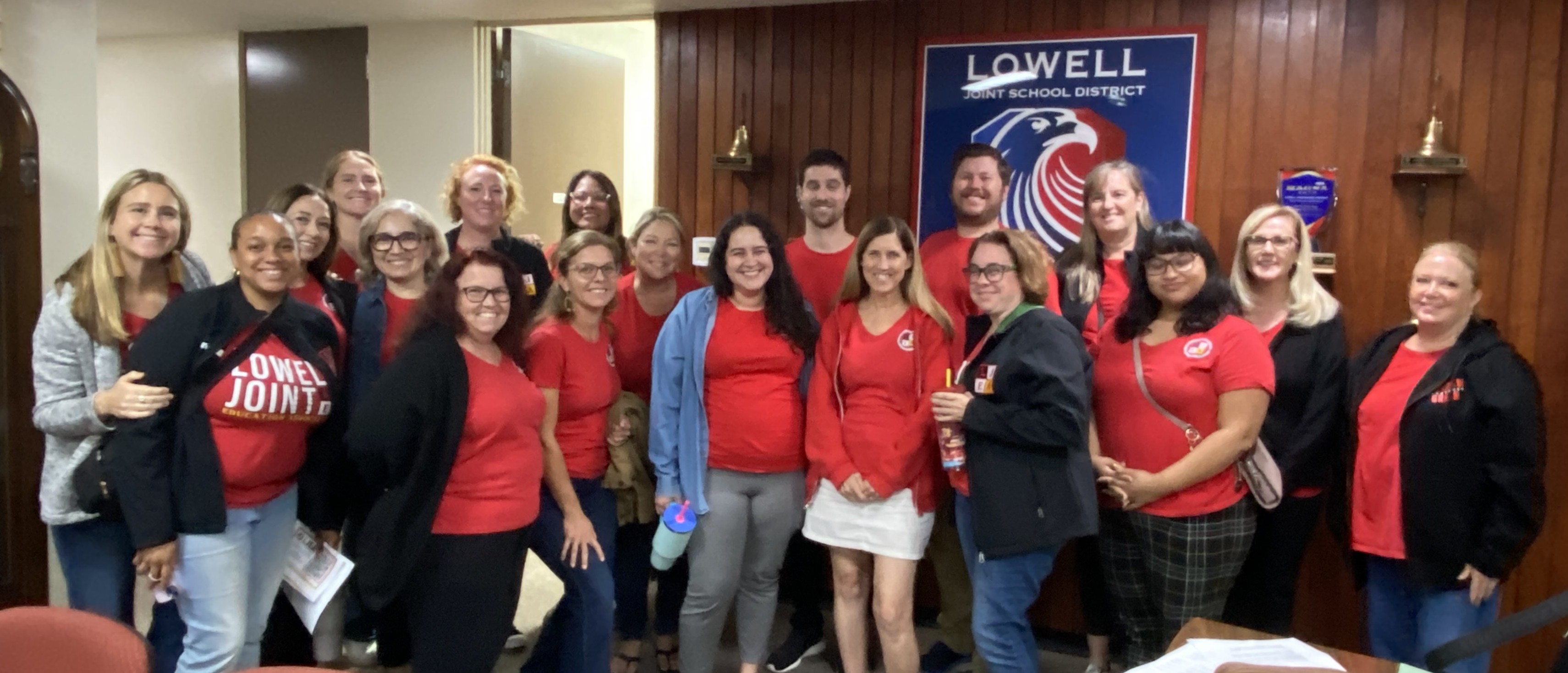 Lowell Joint Education Association members are all-in for the Prop. 55 extension - one of the first locals statewide to reach signature goals.