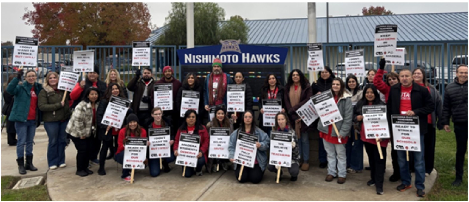 Madera Unified Teachers Assn. proved that when you organize and fight, you win! After more than a year of bargaining and a month of mediation, Madera educators won a 12.5% increase in salary, additional employer contributions to health benefits, and more. The win came after MUTA organized educators from every school site, as well as parents and community members, and made it clear they were ready to do whatever it took to win a fair contract.