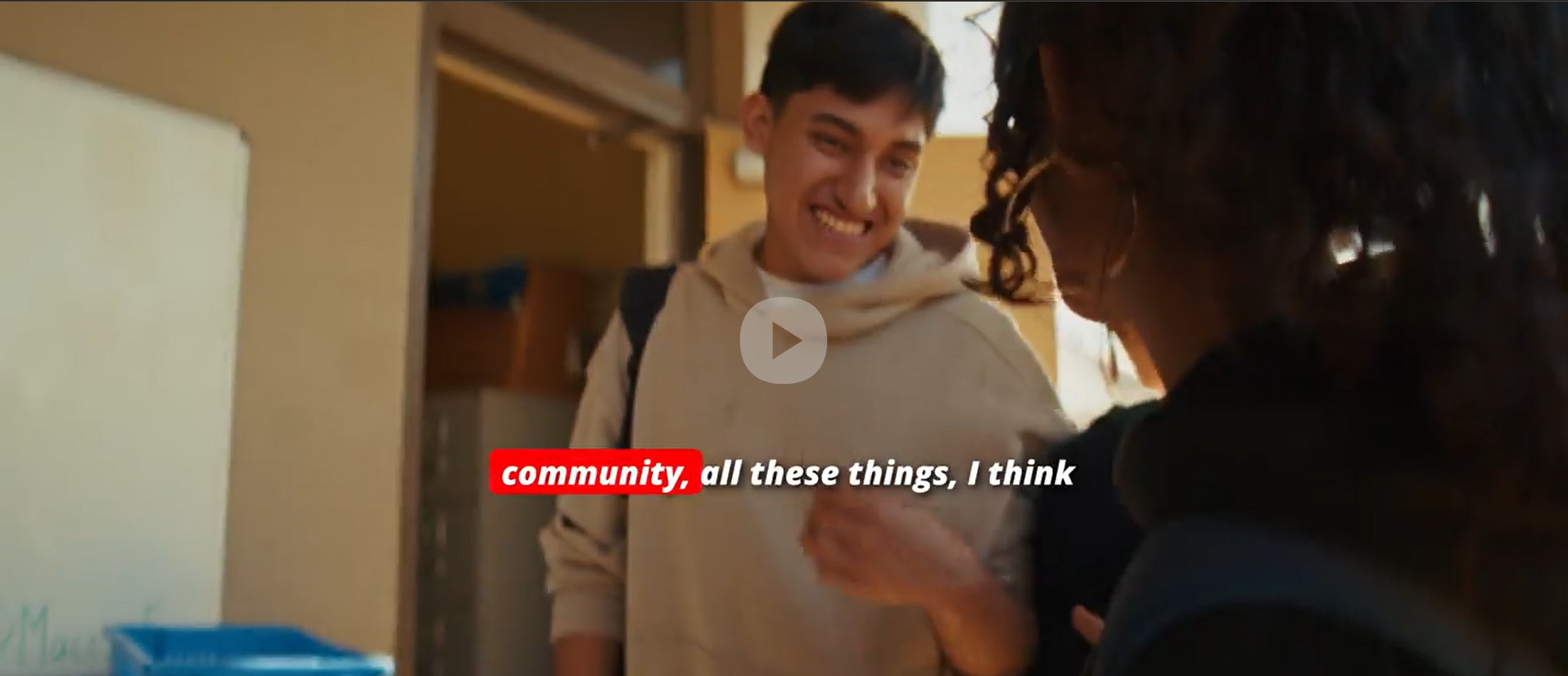 A scene from an Anaheim community school video, one of severalnew videos produced by CTA.