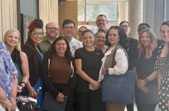 Members lobbied for SB 1349 at the State Capitol in April.