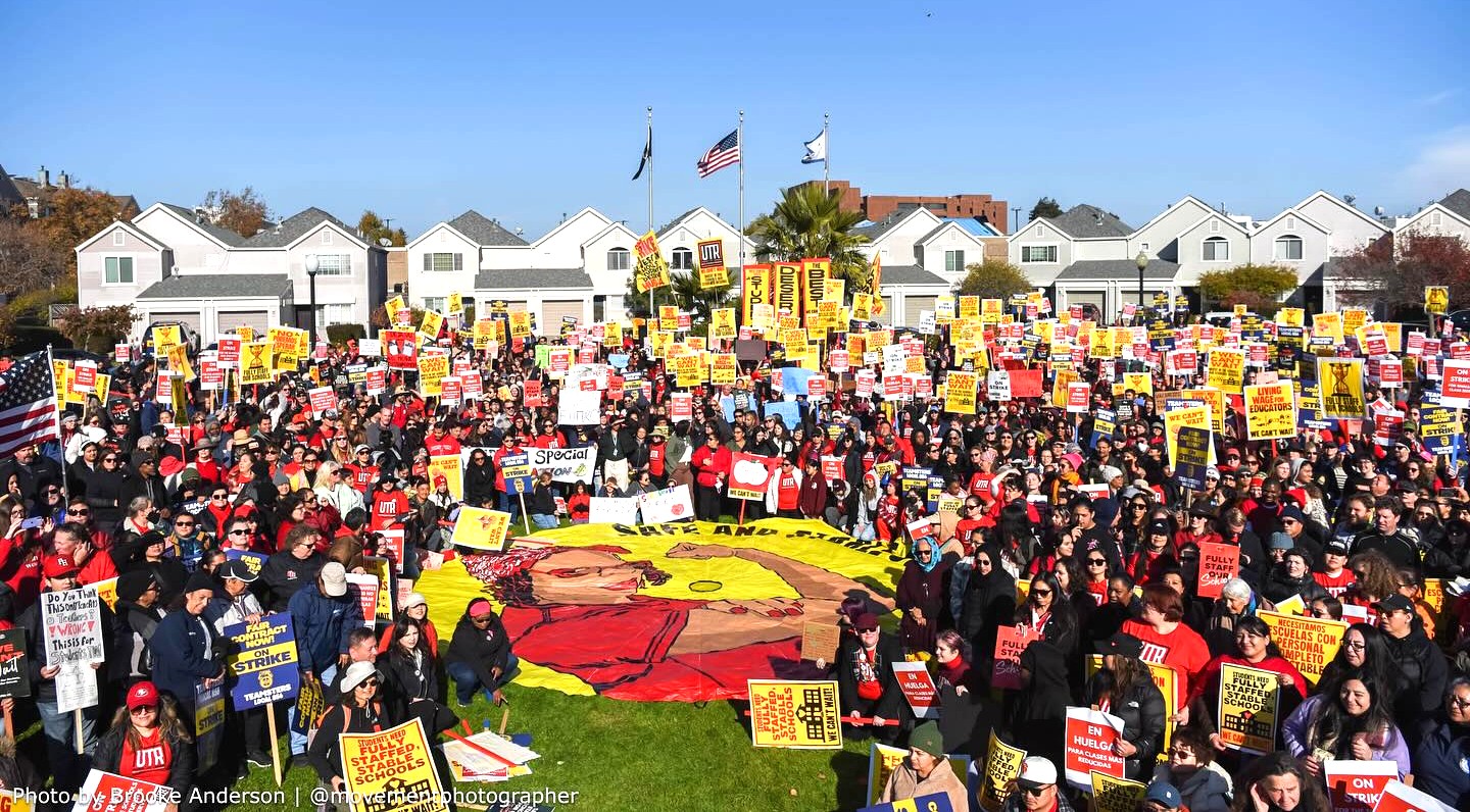 Photos this page: The Richmond community came out strong in support of their educators.Credit: @movementphotographer