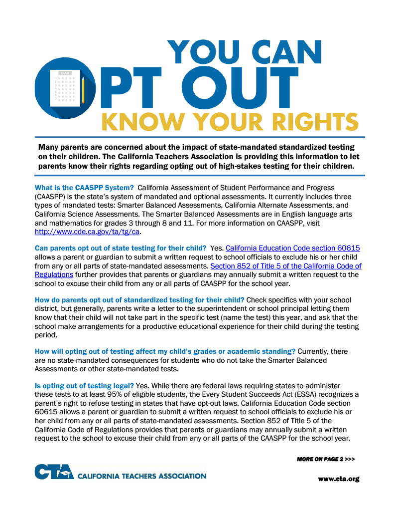 Parent Opt-Out Q&A - English