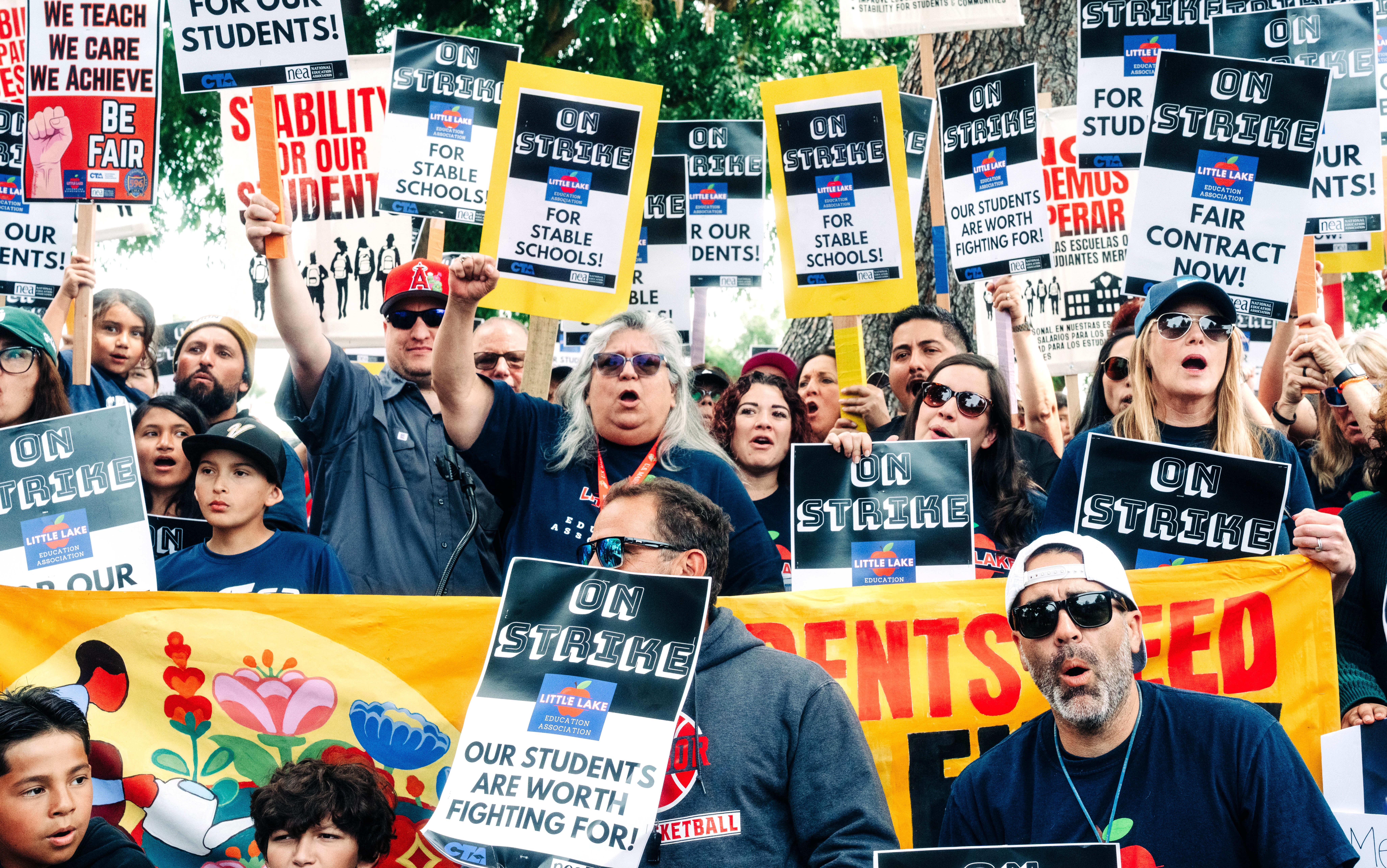 Mighty LLEA was joined by hundreds of parents and community members as they held the line for 10 daysand demanded the district prioritize students.