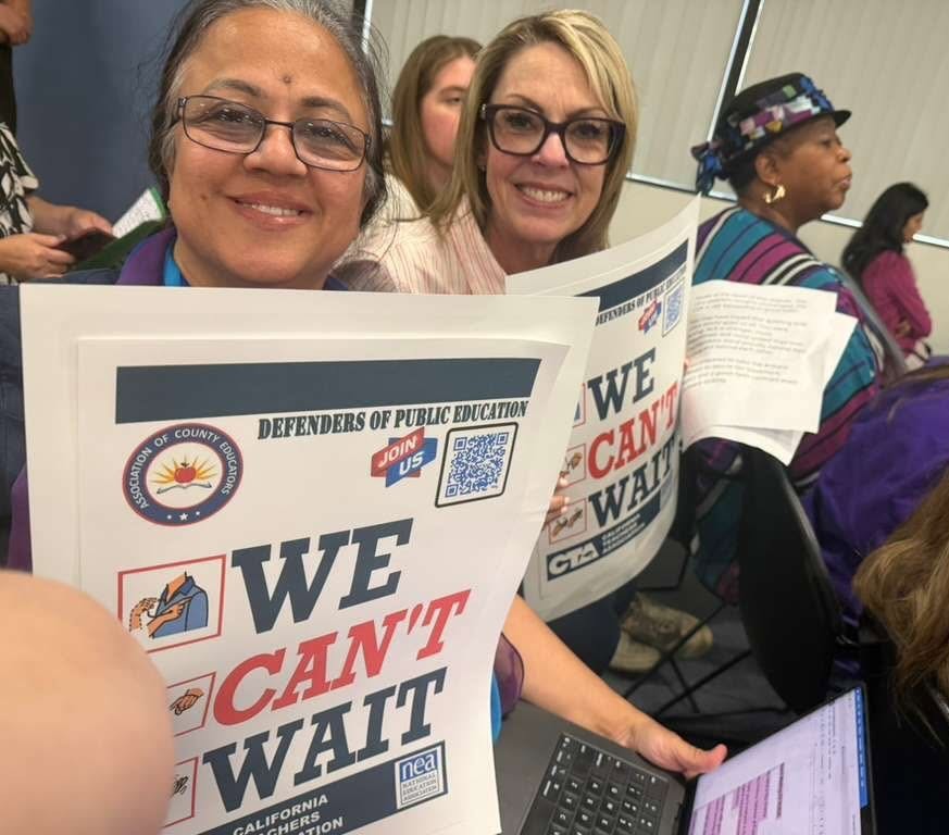 ACE educators taking action in March.