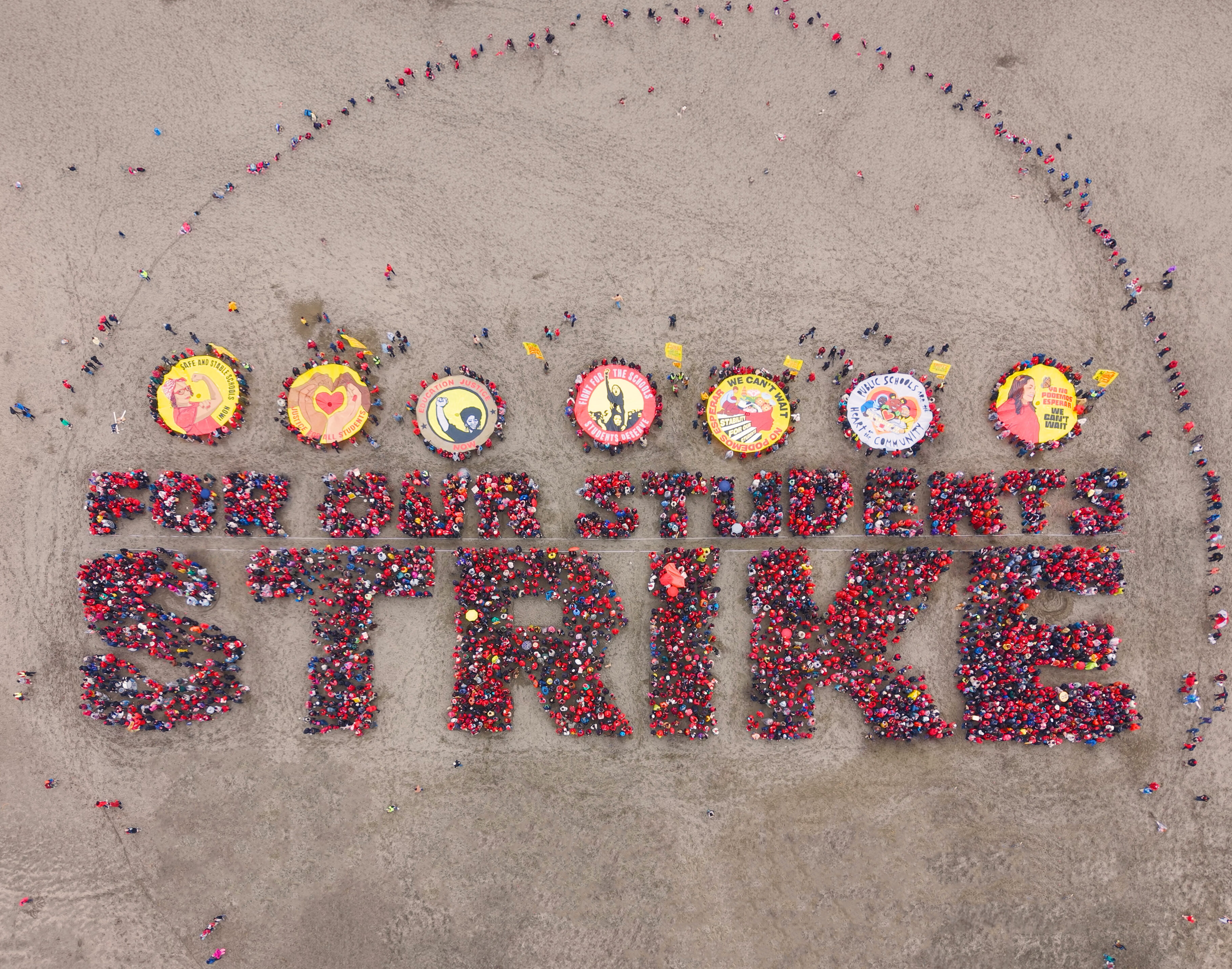 UESF members convey their message to their students,families, community — and the world.