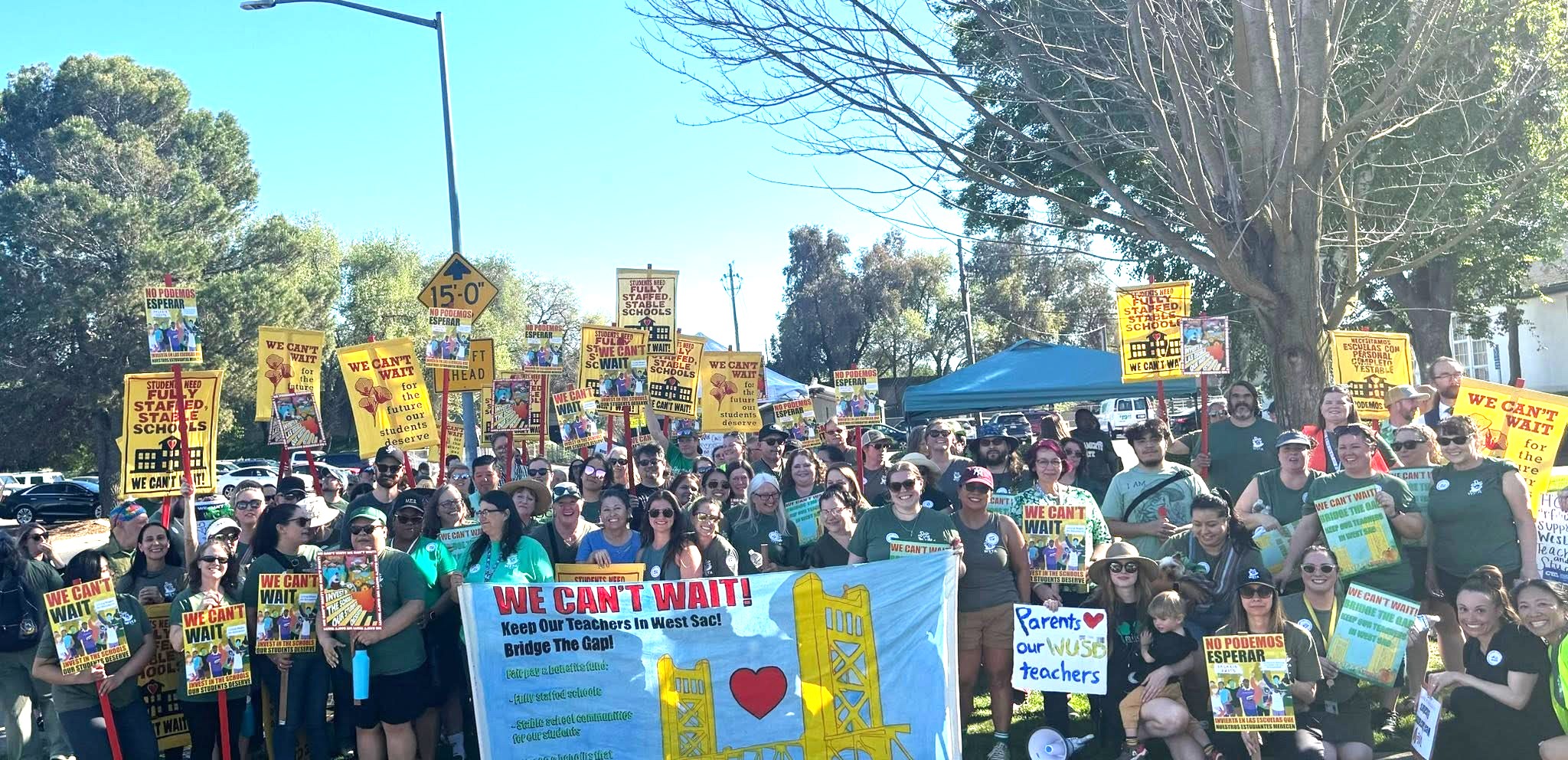 The educators of WSTA were ready to strike.