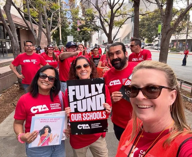 CUEA educators in action in March.