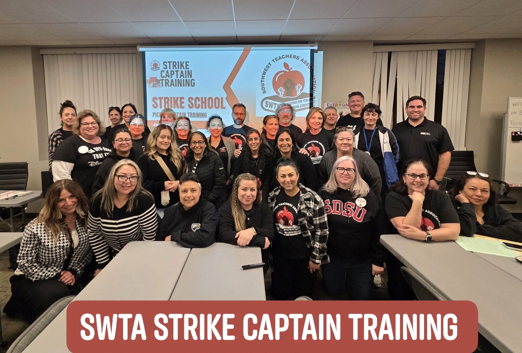 SWTA held strike captain training in January.
