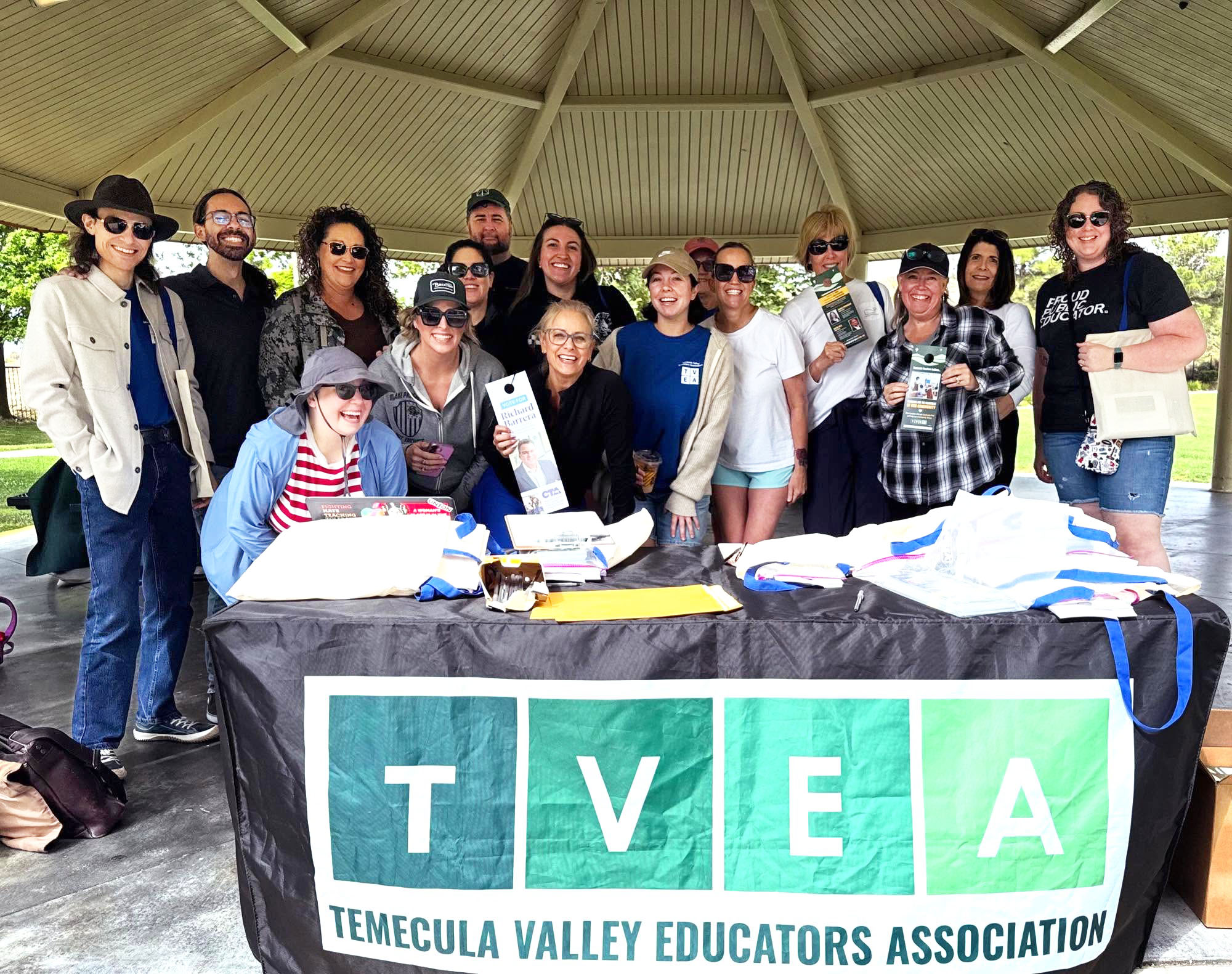 TVEA members canvass and door-knock in support of pro-union, proeducationcandidates.