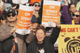 United Educators of San Francisco members went on strike earlier this year and won fully paid health care.